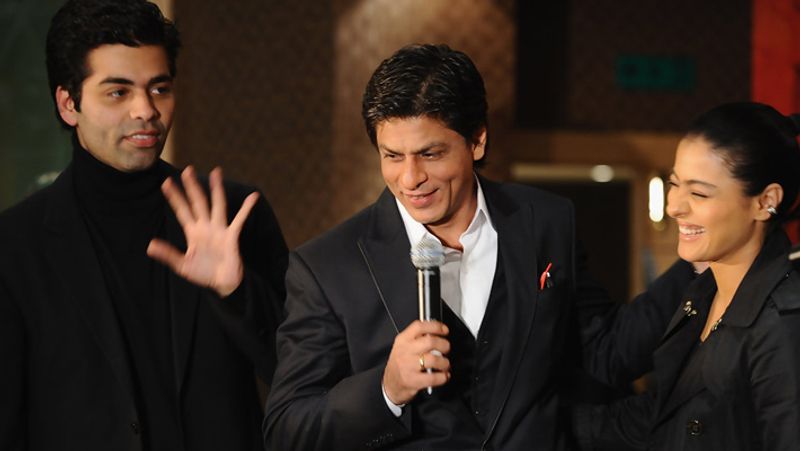 when karan johar asked if Aaryan and nyasa decided to marriage how was the Kajal and Shah Rukh khan reaction BRD