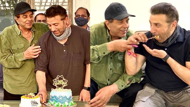 बेटे के बर्थडे में शामिल होने 84 साल के धर्मेंद्र लोनावला के फॉर्महाउस में मुंबई पहुंचे। सेलिब्रेशन में उन्होंने बेटे सनी के कंधे पर प्यार से हाथ रखा और फिर कहीं जाकर सनी ने अपना बर्थडे केक काटा। आपको बता दें कि सनी ने सालों बाद अपना बर्थडे सेलिब्रेट किया। 