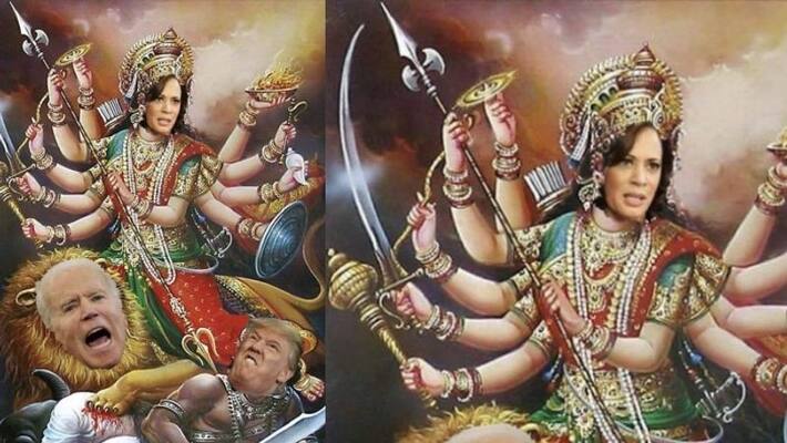 durga controversy in us election kamala harris niece deleted morphed picture bsm durga controversy in us election kamala harris niece deleted morphed picture bsm