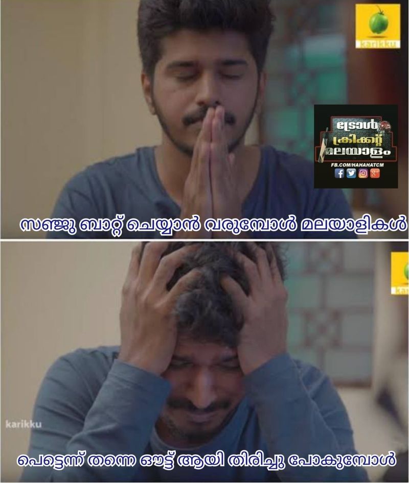 IPL 2020 Sanju Samson trolled in Social Media after another zero