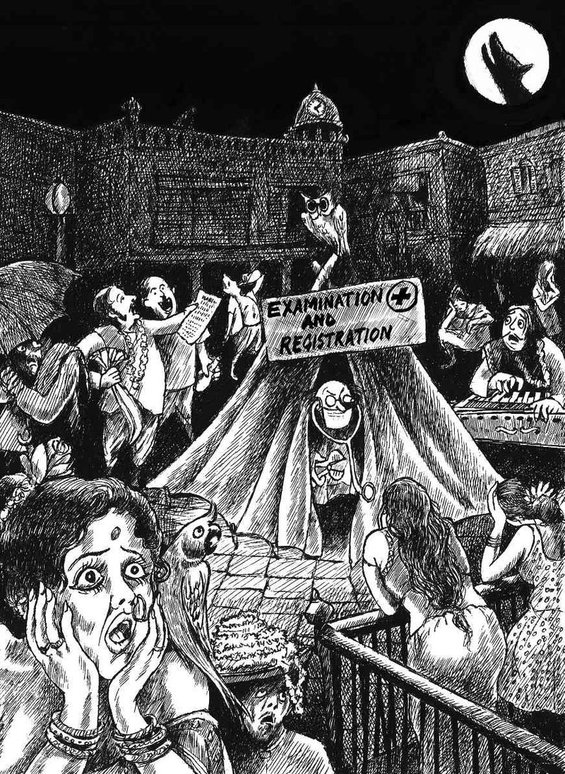 colonial act which forced indian women to test genitals twice in a month