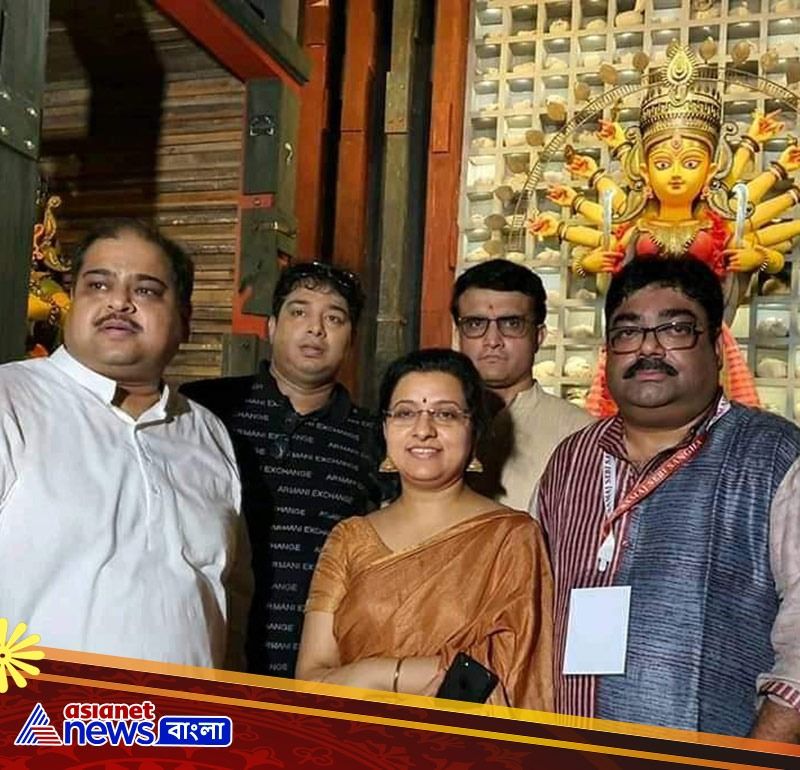 How Sourav Ganguly Celebrate Durga Puja, Here are the 12 best iamges spb