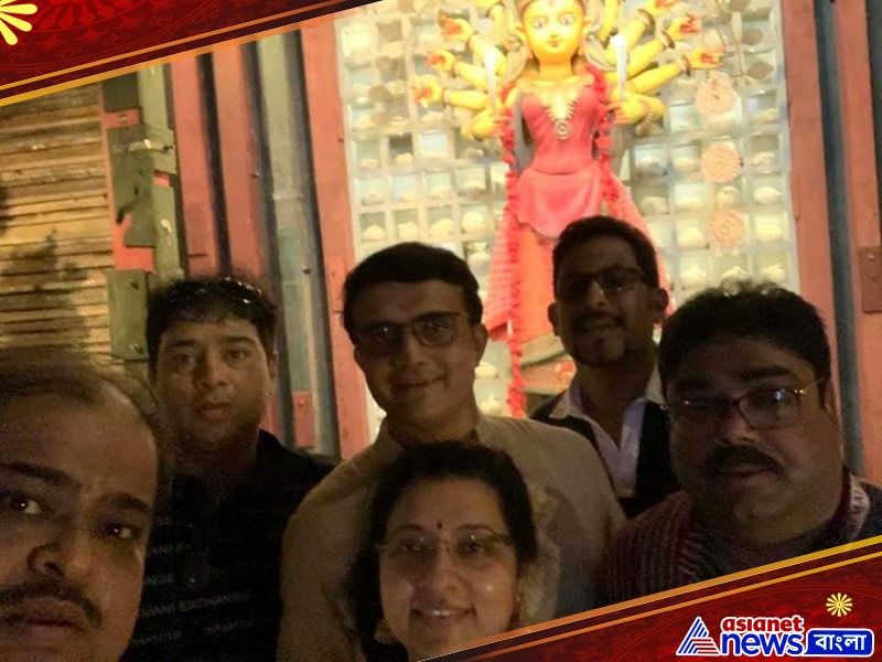 How Sourav Ganguly Celebrate Durga Puja, Here are the 12 best iamges spb