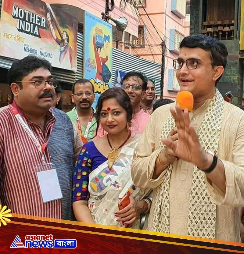 How Sourav Ganguly Celebrate Durga Puja, Here are the 12 best iamges spb