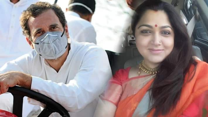 There is no point in spying on Rahul Gandhi's cell phone .. Khushboo who kidding ..! There is no point in spying on Rahul Gandhi's cell phone .. Khushboo who kidding ..!