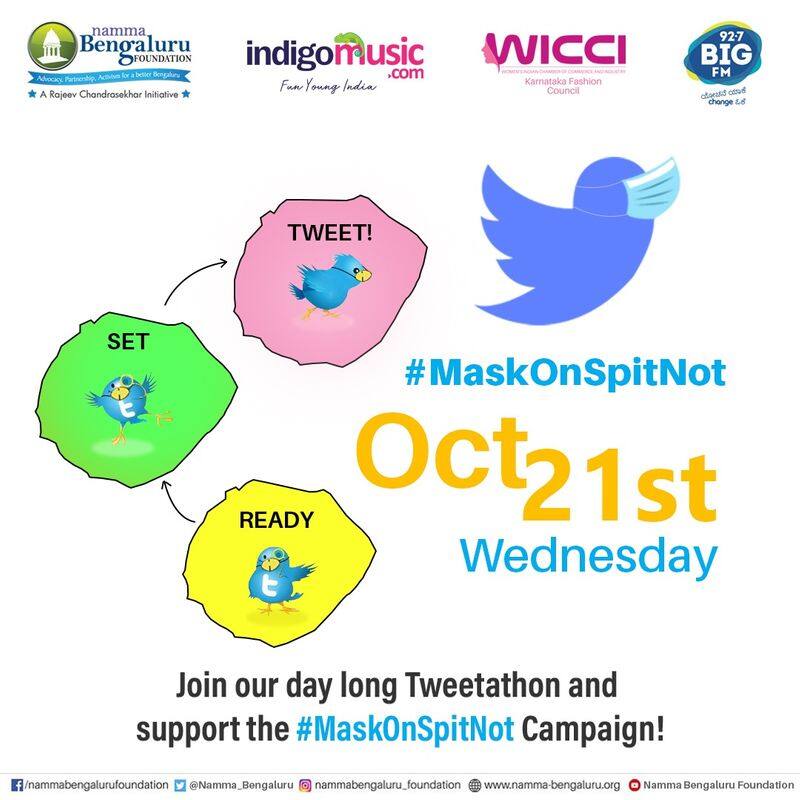 Namma Bengaluru Foundation launches Twitter campaign #MaskOnSpitNot to raise awareness on mask-dnm