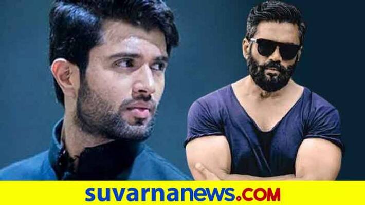 Bollywood suniel shetty to play vijay deverakonda father role in fighter vcs Bollywood suniel shetty to play vijay deverakonda father role in fighter vcs
