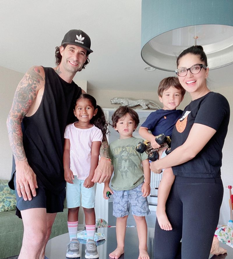Sunny Leone Gifts Daniel Weber The Best Husband Title Because Sometimes I m Impossible To Deal With