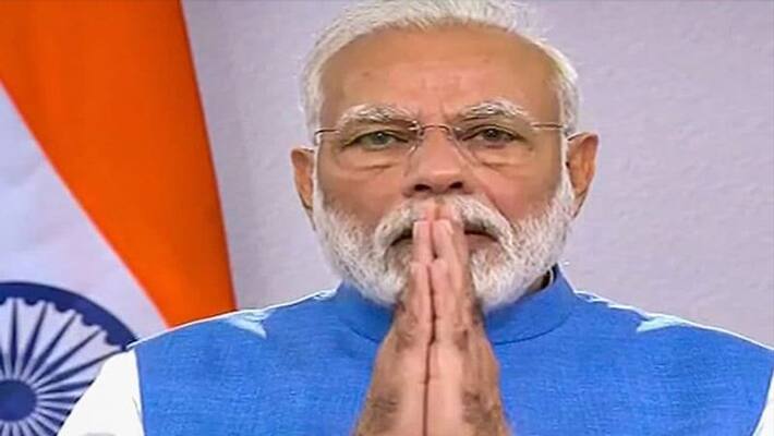 PM Narendra Modi inagurate EZCC Durga Puja and gives message to WB RTB PM Narendra Modi inagurate EZCC Durga Puja and gives message to WB RTB
