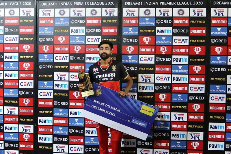 ipl 2020 rcb vs kkr fans praises pacer Mohammed Siraj