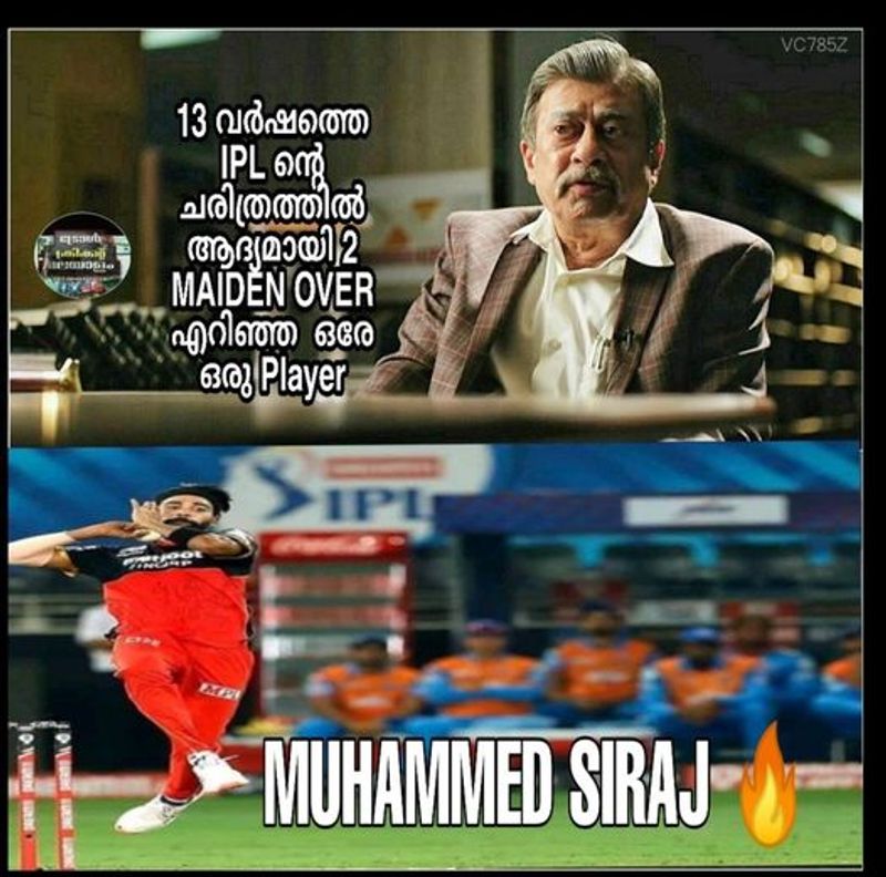 ipl 2020 rcb vs kkr fans praises pacer Mohammed Siraj