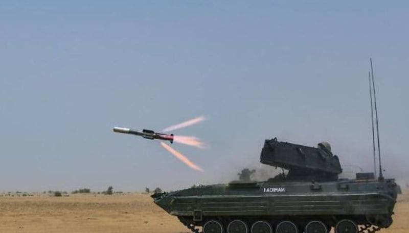 amid ladakh face nag anti tank missile successfully test fired ready for inducation army bsm