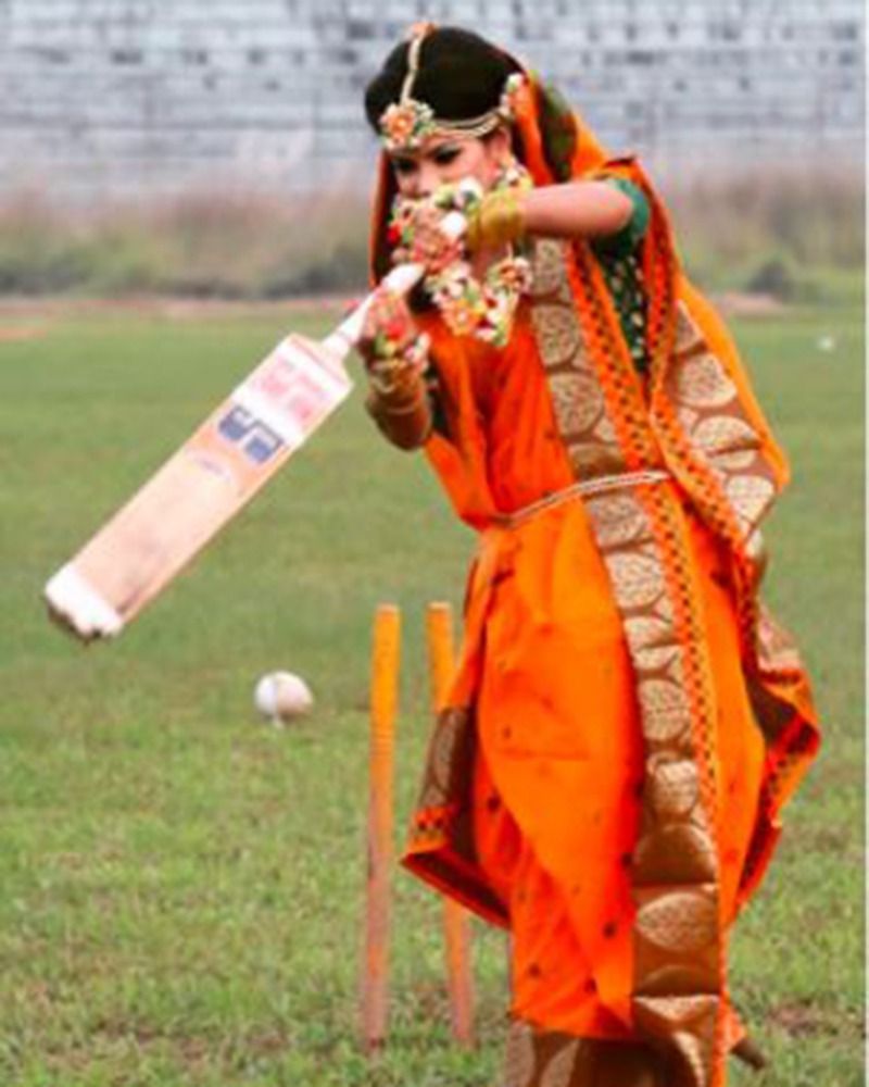 Wedding photoshoot of Bangladeshi female cricketer Sanjida Islam gone viral durig IPL 2020 spb
