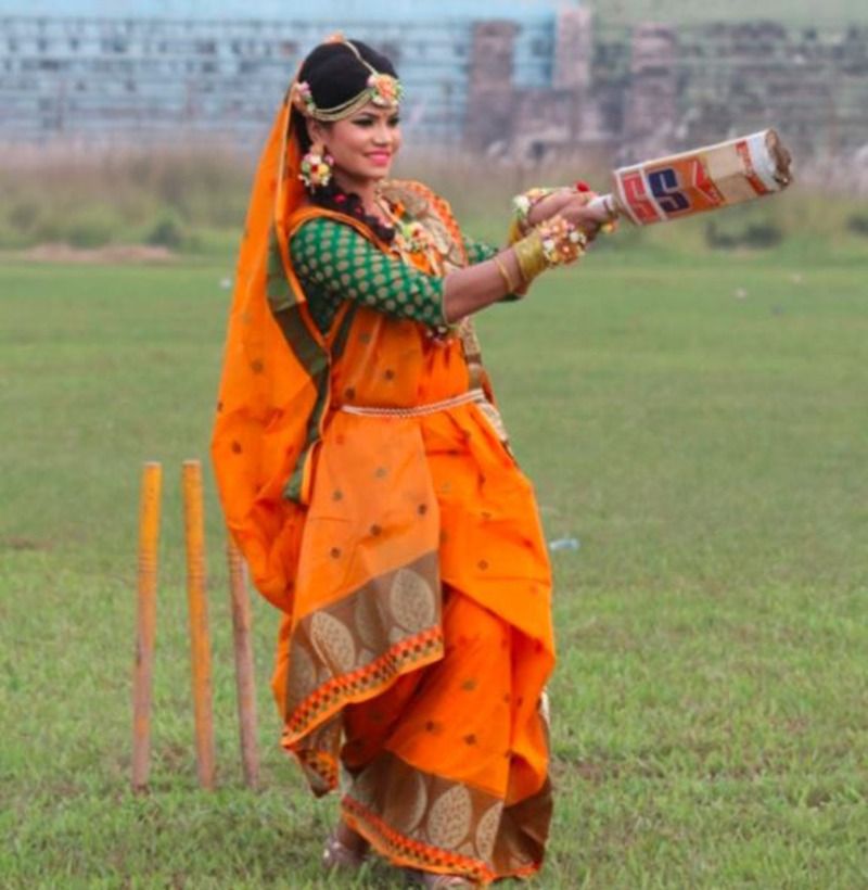 Wedding photoshoot of Bangladeshi female cricketer Sanjida Islam gone viral durig IPL 2020 spb