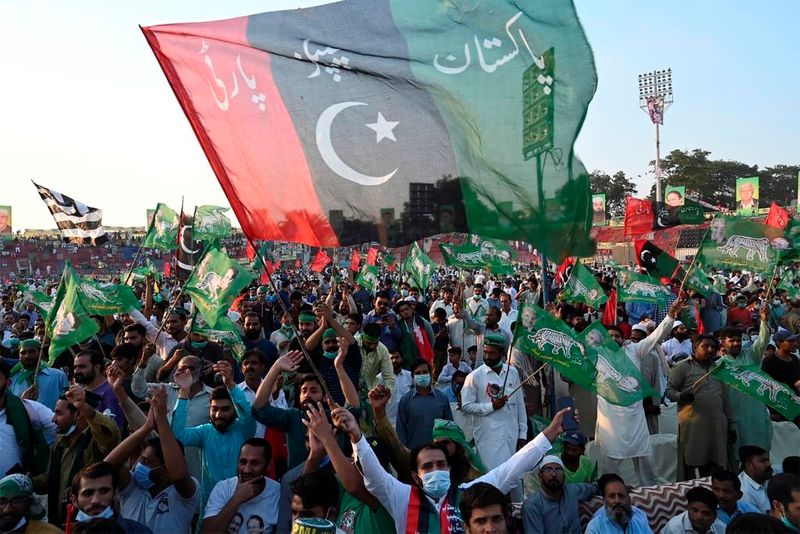 Opposition protests inPakistan against Imran Khan government