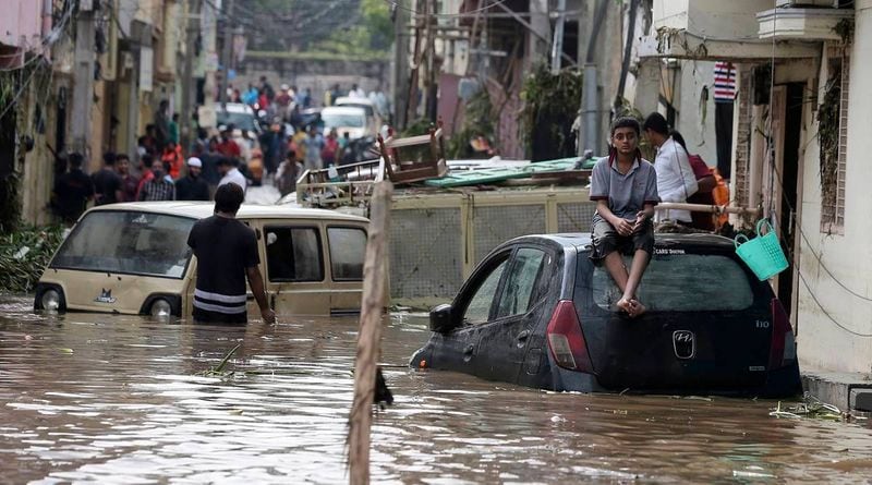 Telangana flood: Central team visits Hyderabad