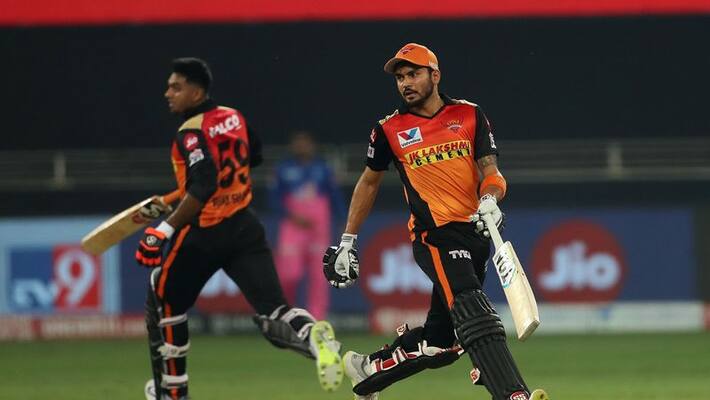 IPL 2020 Sunrisers Hyderabad won by 8 wickets against Rajasthan royals ckm IPL 2020 Sunrisers Hyderabad won by 8 wickets against Rajasthan royals ckm