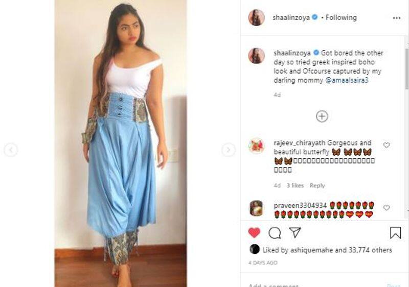 malayalam model and actress shalin zoya shared her latest mom picked photos on social media and got viral