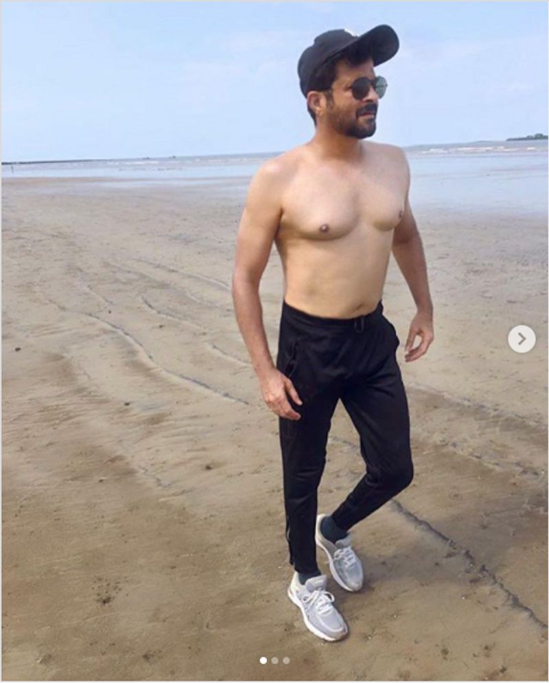 anil kapoor shirtless pic sent in instagram