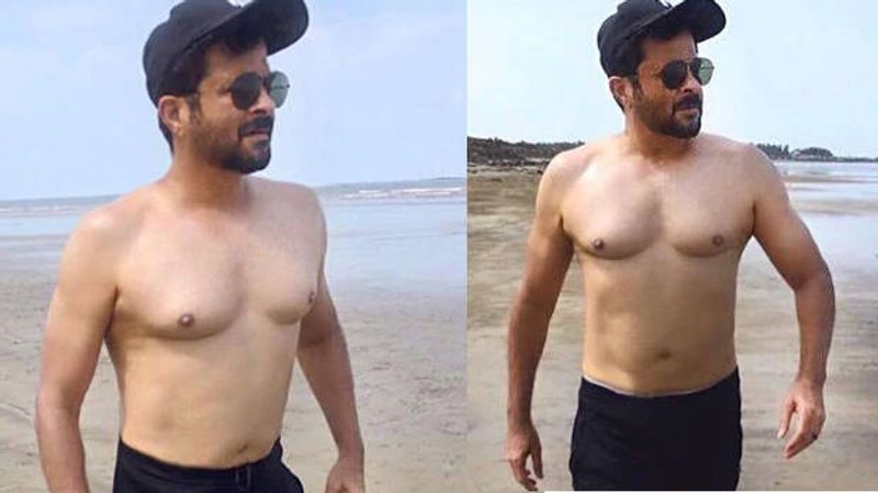 anil kapoor shirtless pic sent in instagram