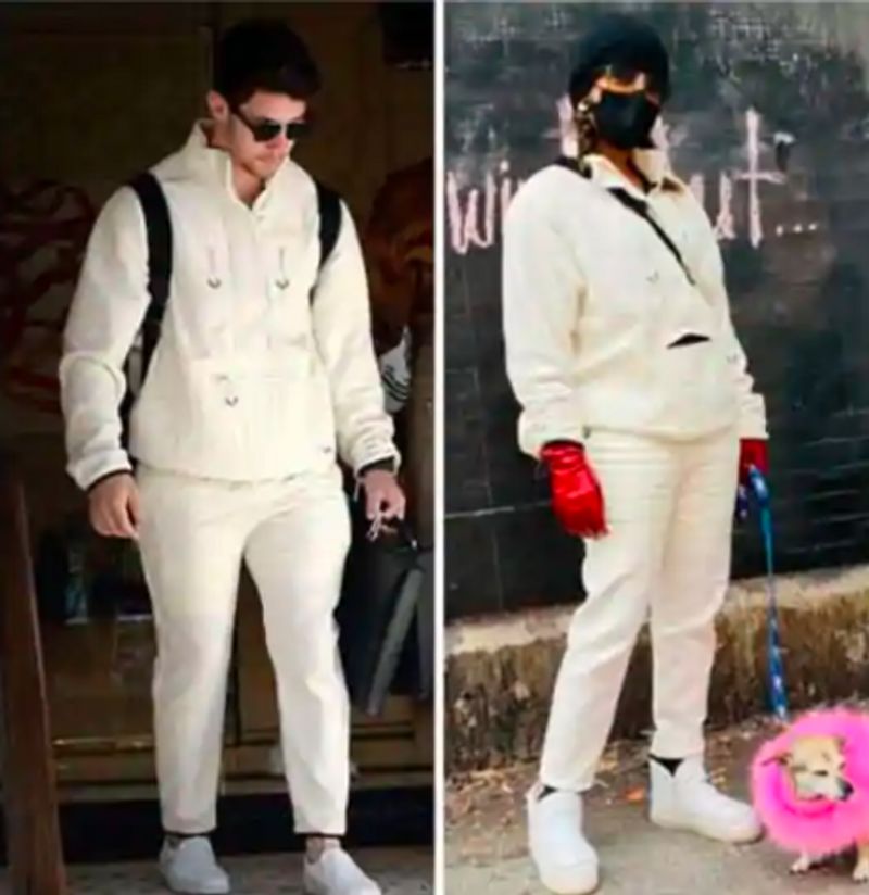 Priyanka Chopra steps out in husband Nick Jonas tracksuit says love stealing your clothes dpl