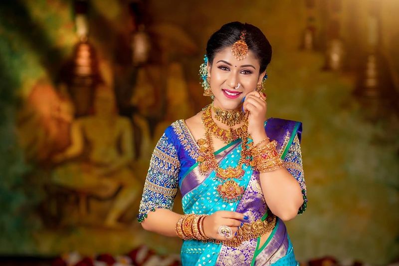 Alya manasa wedding style photo shoot going viral
