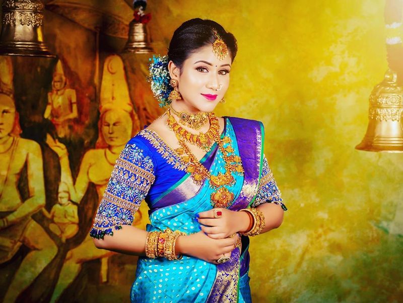Alya manasa wedding style photo shoot going viral
