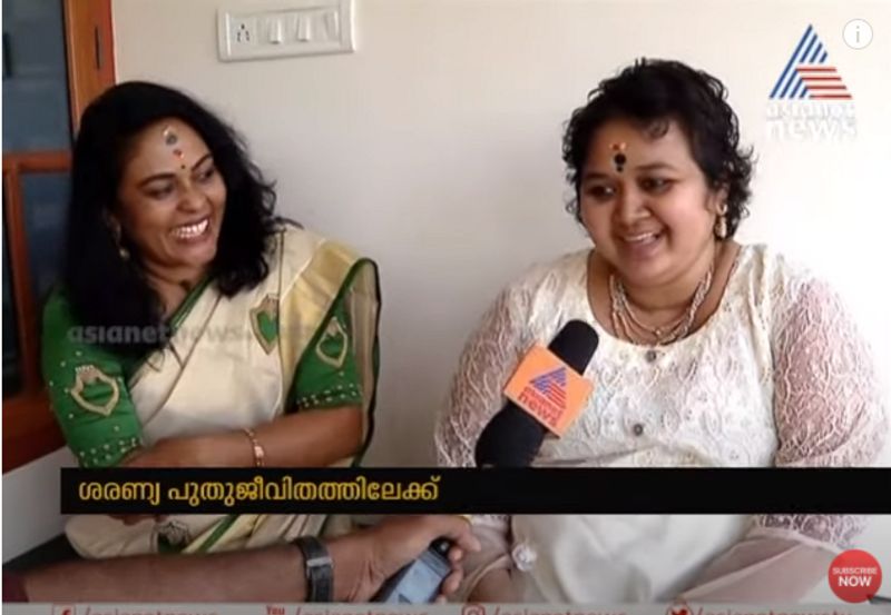 Saranya Sasi settled in her new house