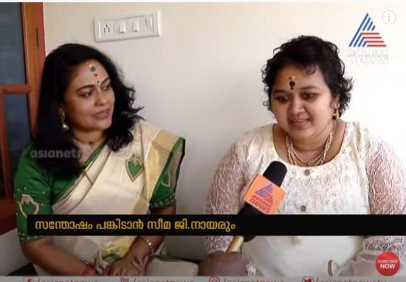 Saranya Sasi settled in her new house