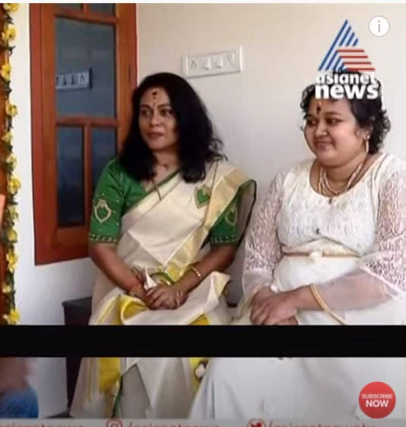 Saranya Sasi settled in her new house