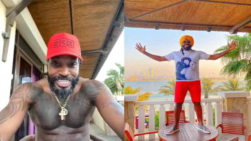 Chris Gayle shared his hotels room picture with full mess and dirty