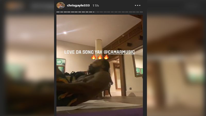 Chris Gayle shared his hotels room picture with full mess and dirty