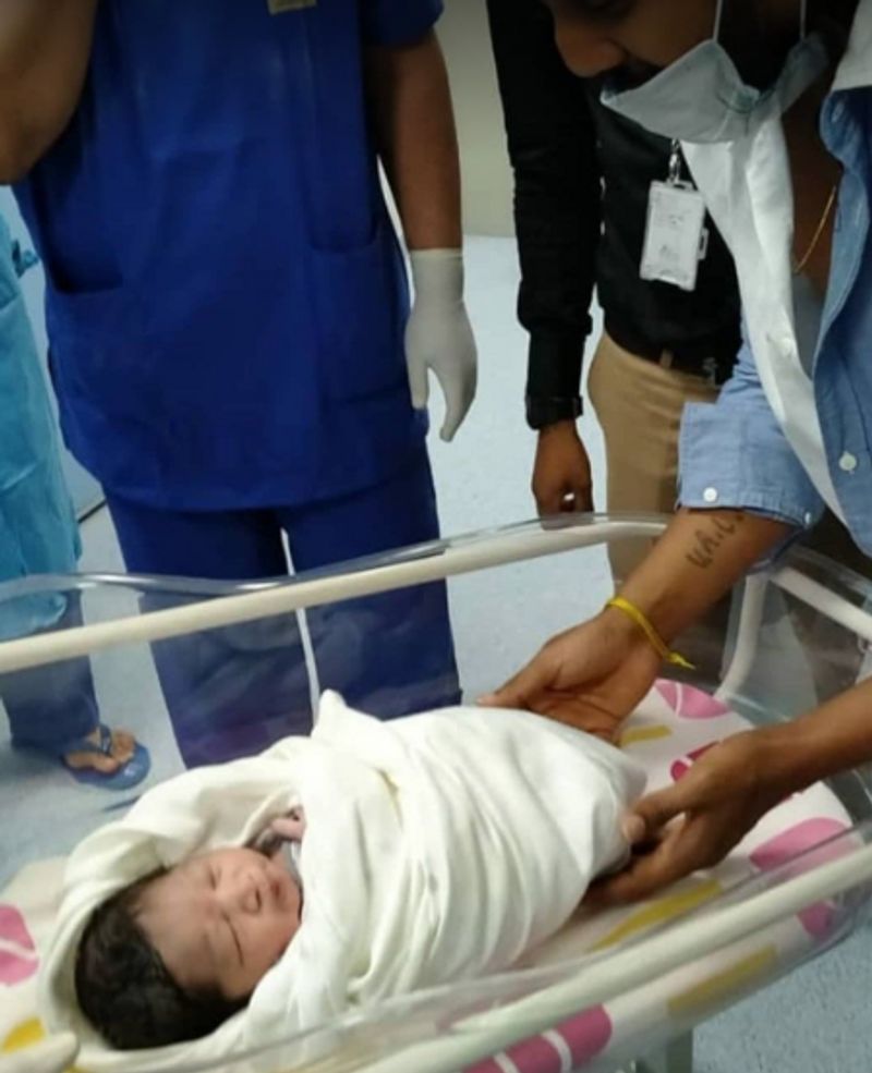 Chiranjeevi Sarja Meghna Raj son