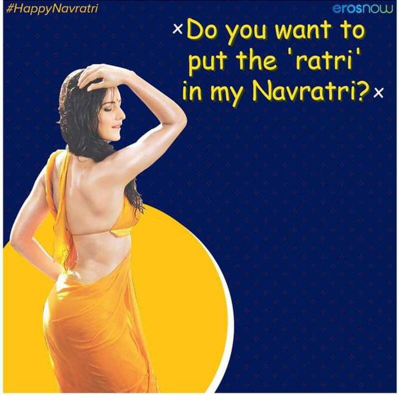 vulgar Navarathri posters of eros now dpl