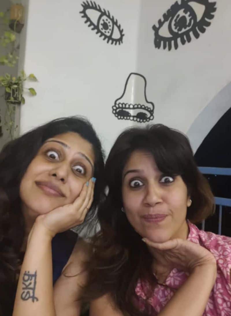 Ranjini Haridas with Ranjini Jose photo