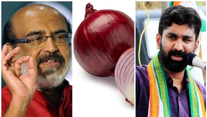 Thomas isaac and VT Balram Facebook post on Onion price hike and government intervention Thomas isaac and VT Balram Facebook post on Onion price hike and government intervention