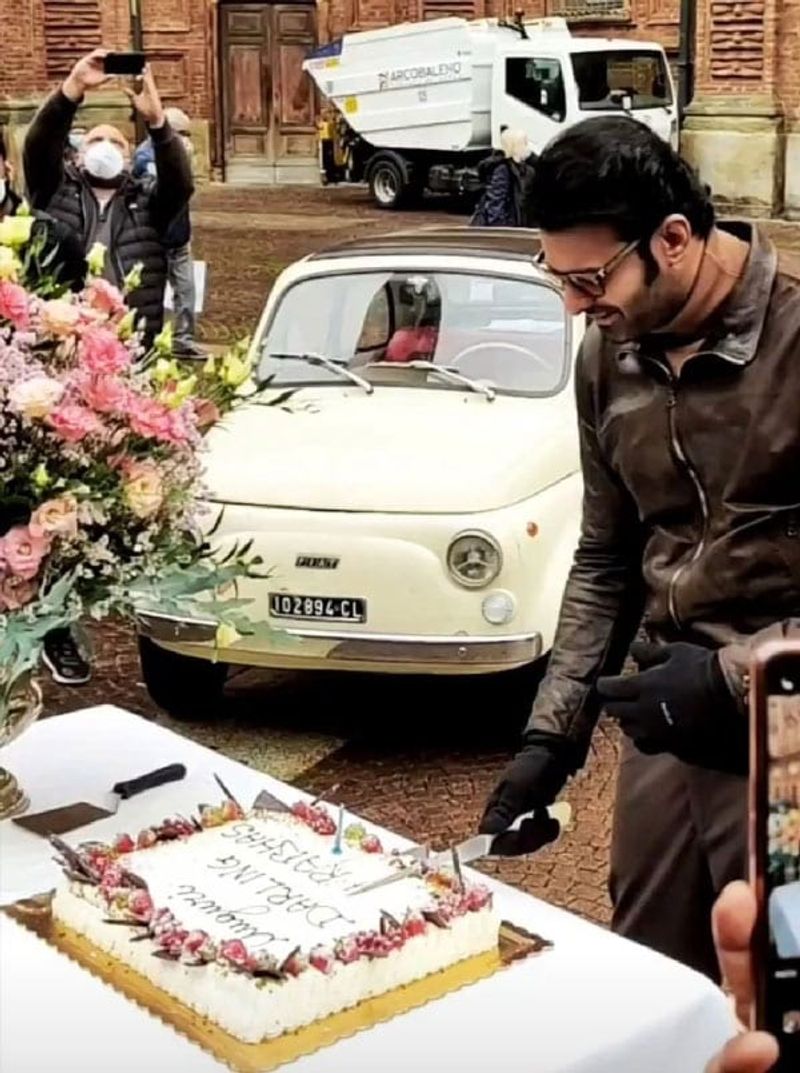 prabhas birth day celabrate in itali arj