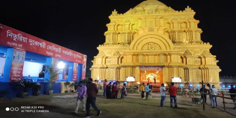 Durga Puja celebration obey the Calcutta High court Instruction at Purulia ASB