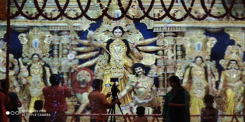 Durga Puja celebration obey the Calcutta High court Instruction at Purulia ASB