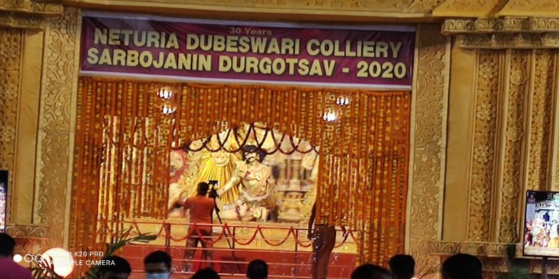 Durga Puja celebration obey the Calcutta High court Instruction at Purulia ASB
