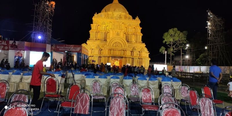 Durga Puja celebration obey the Calcutta High court Instruction at Purulia ASB