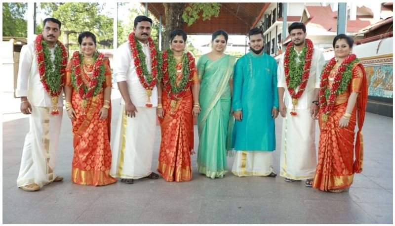 sibilings famous in the name of pancharatnams marriage in Guruvayur