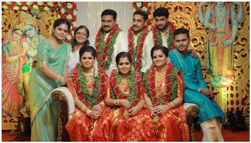 sibilings famous in the name of pancharatnams marriage in Guruvayur