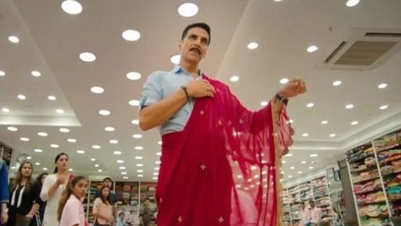 akshay kumar on wearing saree in laxmmi bomb