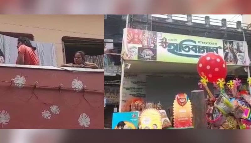 Visitors go out to see the best Durga pujo in Kolkata RTB