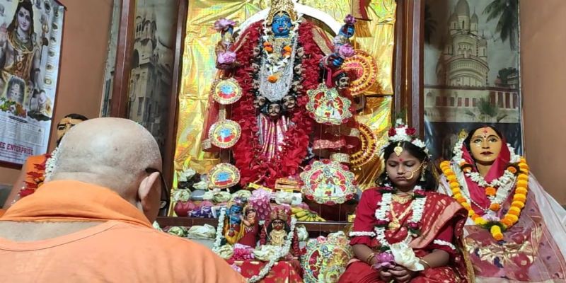 Kumari Worship in Nituria Kali temple at Purulia ASB
