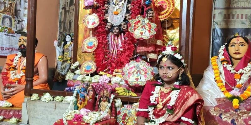 Kumari Worship in Nituria Kali temple at Purulia ASB