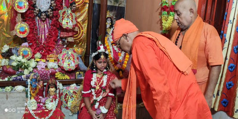 Kumari Worship in Nituria Kali temple at Purulia ASB