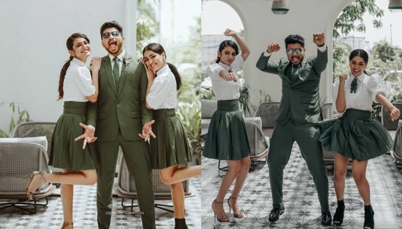 saniya iyappan and priya Varrier photos viral