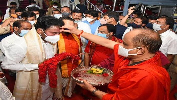 Union Minister Kishan Reddy Participated Bonalu Celebrations at new delhi akp Union Minister Kishan Reddy Participated Bonalu Celebrations at new delhi akp
